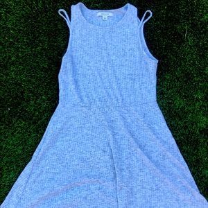 Grey short-cut dress